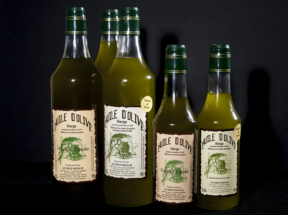 Lot Bouteilles Huiles