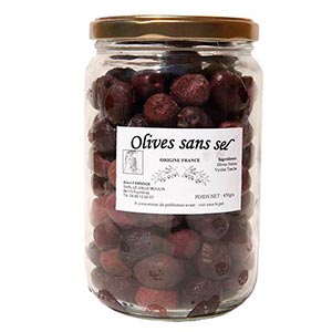 Olives sans sel 450g